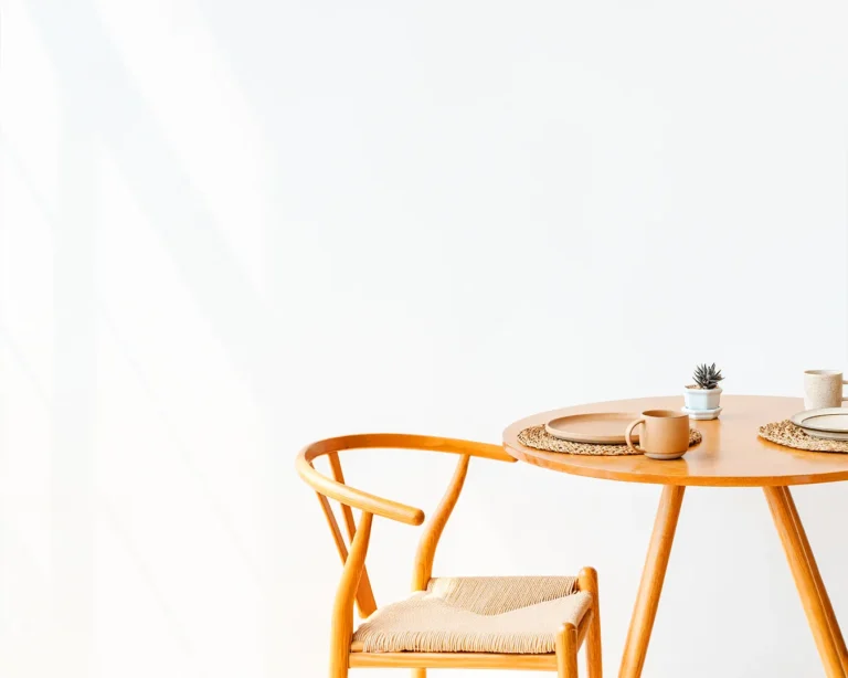 Minimalist empty restaurant table symbolizing customer churn and guest retention