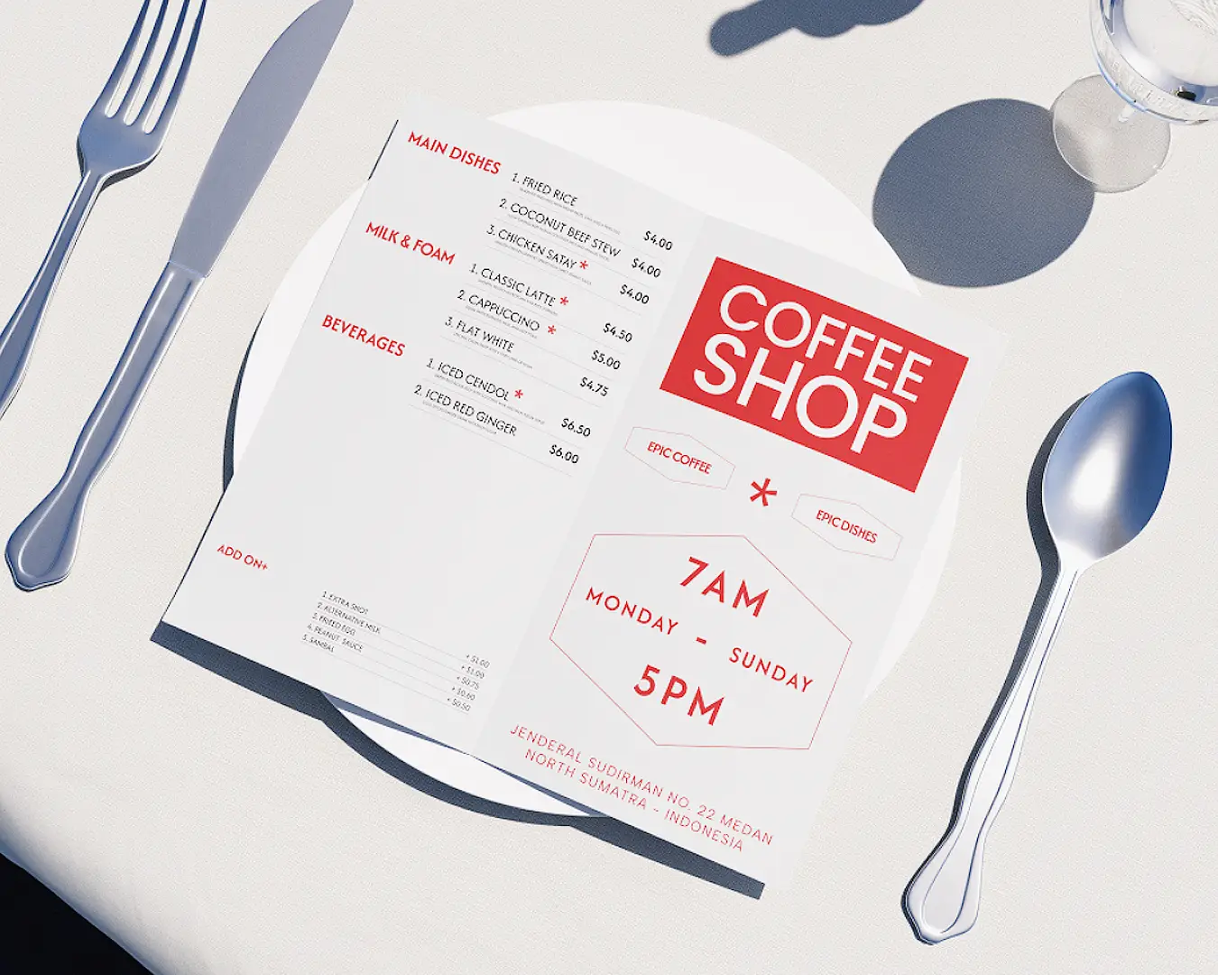 How to Pair Typeface with Colour in Restaurant Design