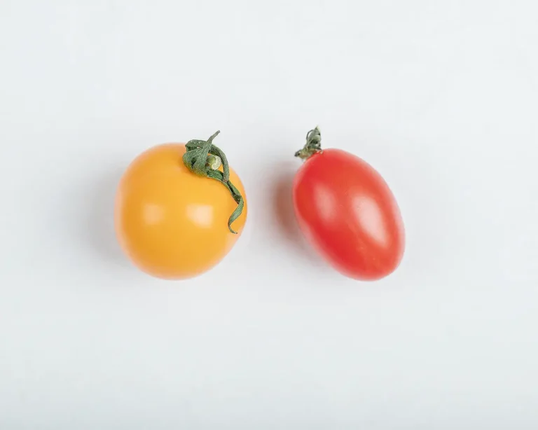 Fresh tomatoes representing ingredients and restaurant cuisine concept differentiation